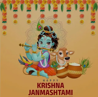 Happy Krishna Janmashtami 2023: Images, Photos, Wishes - Janmashtami Images, status