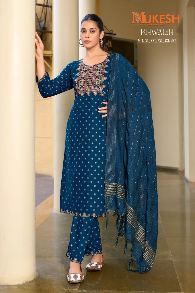 Readymade Big Size Rayon printed Salwar kameez Collection 