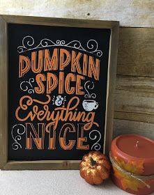 Vintage Paint and more... a vintage farmhouse Fall sign made with Chalk Couture chalk paste and transfer on a wood framed chalkboard
