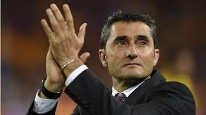 Ernesto Valverde has reportedly started to consider his position at Barcelona, despite the club being on the brink of completing the domestic double.  Barcelona have gone 33 games without suffering defeat in La Liga and are just one win away from sealing the league title, while the Catalan giants thrashed Sevilla to claim the Copa del Rey on Saturday night.  However, the club's Champions League exit to Roma at the quarter-final stage has led to question marks being raised over Valverde's future and it appears that the 54-year-old has started to consider his own position.  According to AS, Valverde has thrown open the possibility of leaving Barca at the end of the season due to reports suggesting that he would have been sacked in the event of missing out on the Copa del Rey at the weekend.  Valverde allegedly has the support of the dressing room but as it stands, it remains uncertain over whether there will be a change in the dugout ahead of the next campaign.  Chelsea head coach Antonio Conte is said to have been 'sounded out' over a possible switch to Barcelona.