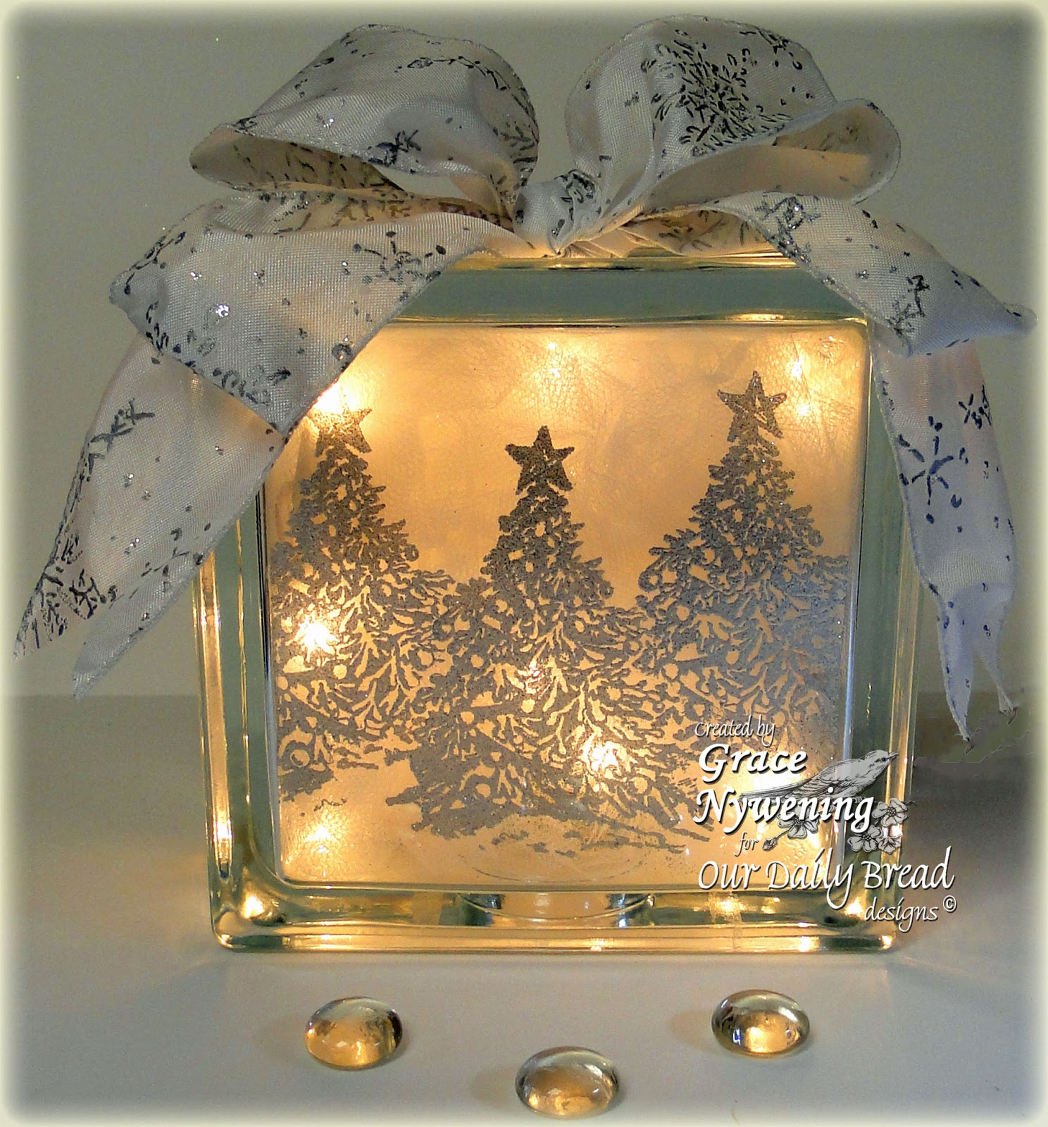 Th-INK-ing of You: A glass block gift idea!