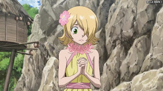 ドクターストーン アニメ 宝島 3期9話 銀狼 女装 GINRO CV.村瀬歩 | Dr. STONE Season 3 Episode 9