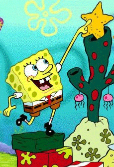 bob esponja y el arbol de navidad dibujo de bob esponja en navidad para imprimir