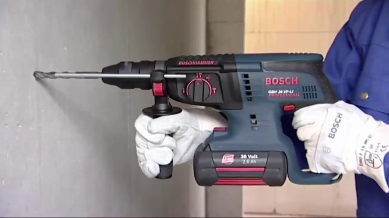 Các loại máy khoan cầm tay Bosch và nguyên lý hoạt động