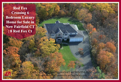 Relax and enjoy the serenity exuding from this exquisite Red Fox Crossing 6 bedroom luxury home for sale in New Fairfield CT.