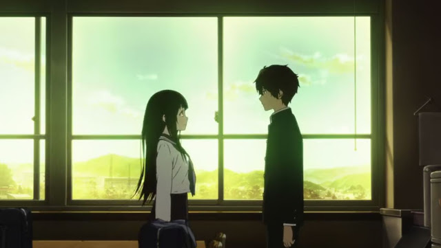 Chitanda Eru and Oreki Houtaru