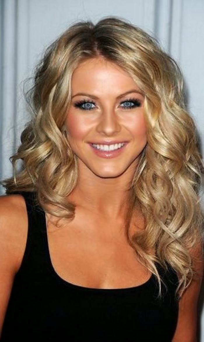 Curly female celebrity hairstyles 2014