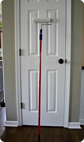 use broom pole for painting