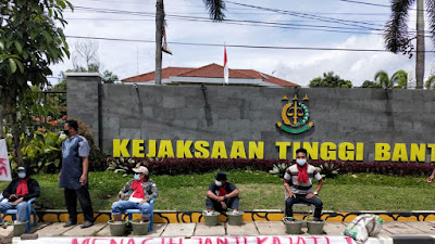 Gerakan Rakyat Serang Anti Korupsi Tagih Janji Kejati Banten Tentang Dugaan Korupsi 