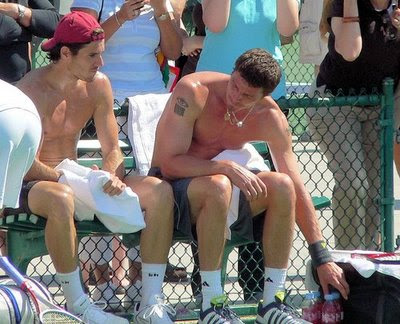 gilles simon shirtless. Safin Shirtless Together