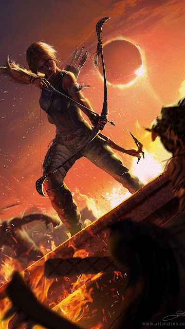 Wallpaper Lara Croft, Shadow Of The Tomb Raider, Games, Artwork
