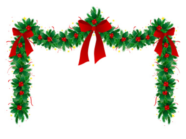 ... Card & Wallpapers Free: Christmas Garland Clip Art Free Download