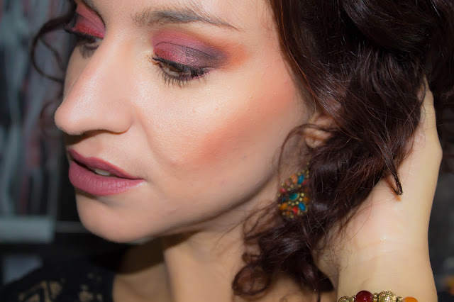 Monday Shadow Challenge : Un maquillage de soirée en Marsala !