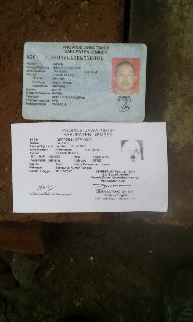 Identitas Hasan dan Suyati