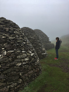 Beehive hut houses of Skellig Michael, County Kerry Ireland