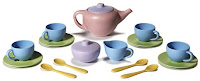 Green Toy Tea Set