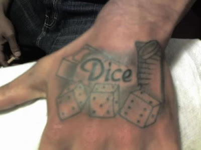 Dice Tattoo Design Picture Gallery - Dice Tattoo Ideas