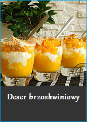 Deser brzoskwiniowy przepis desery mascarpone mus brzoskwiniowy brzoskwinie mechanik w kuchni