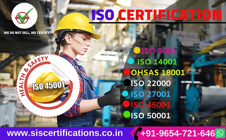 ISO Certification in Delhi, ISO Certification in India, ISO 45001 Certification