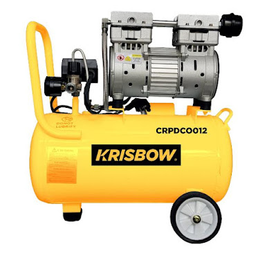 mesin kompresor listrik krisbow 1hp 24l 1p