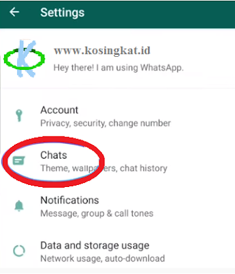 cara mengubah mode gelap di whatsapp