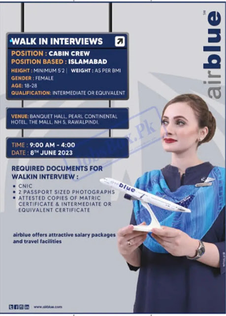 Air Blue Jobs 2023