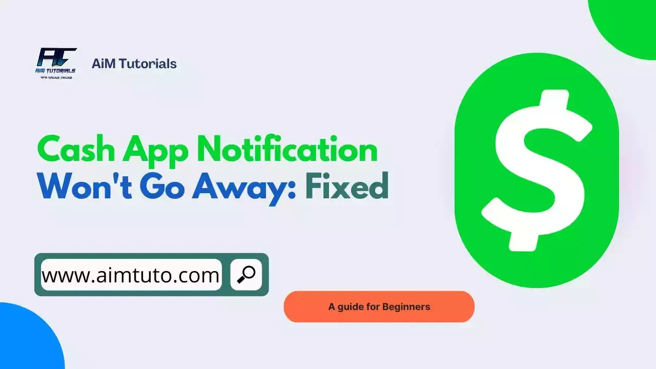 cash app notification won't go away