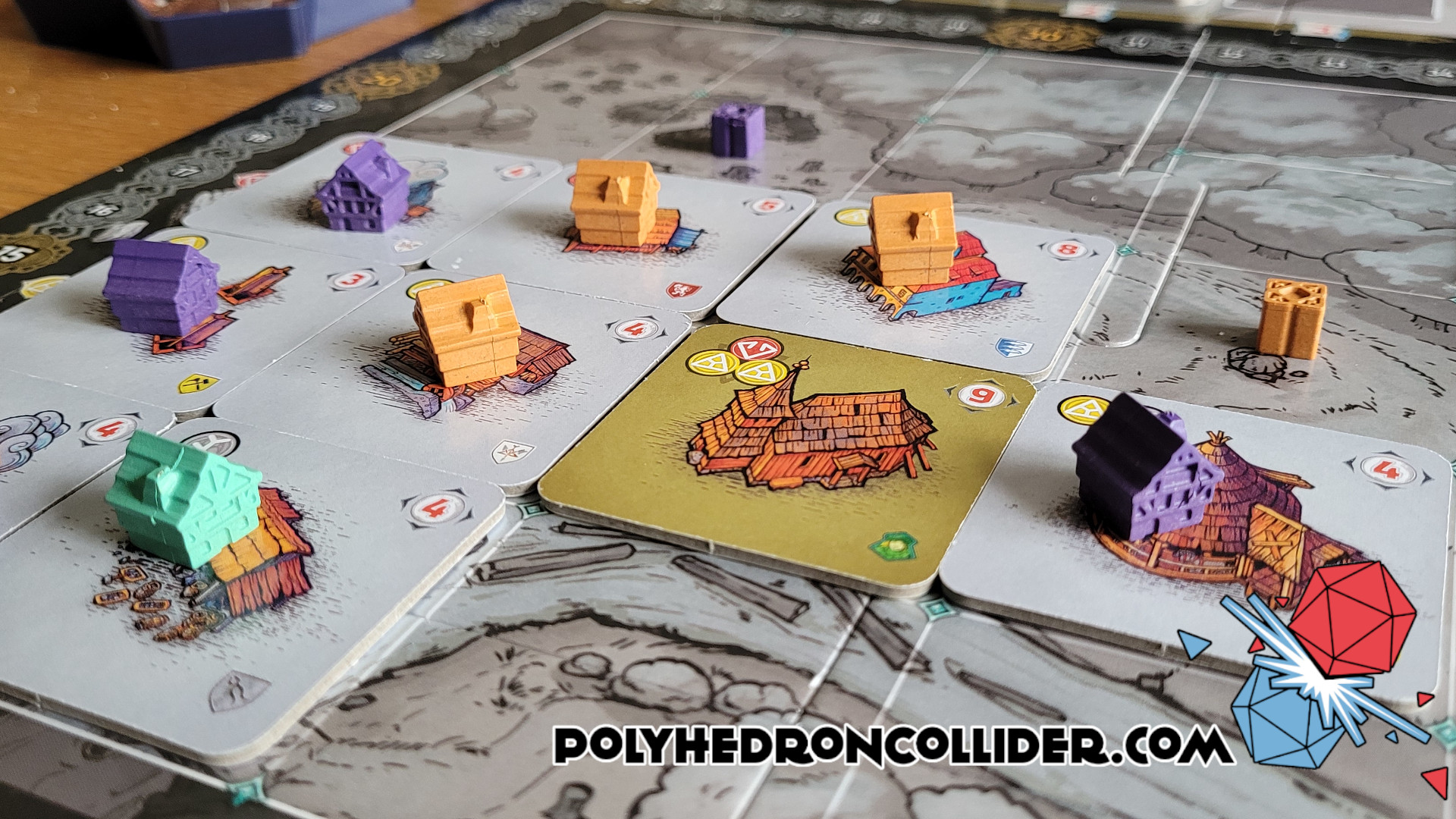 Ployhedron Colider Kutna Hora Boardgame Review - In Play The City