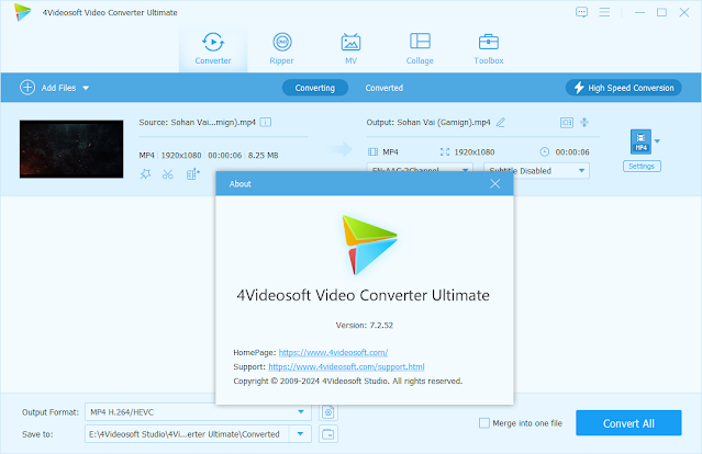 4Videosoft Video Converter Ultimate v7.2 Free Download