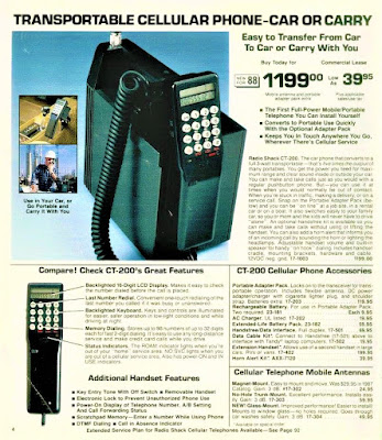 CT-200 Transportable Cellular Phone