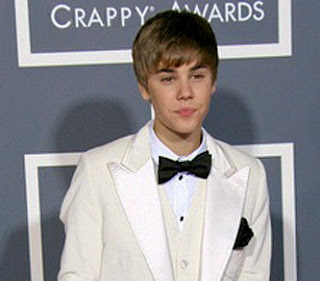 Justin Bieber at the 2011 Grammy Awards