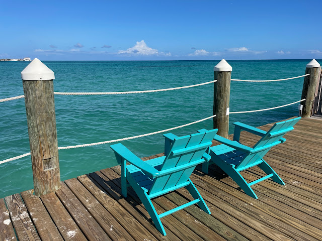chairs on pier