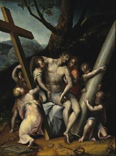 Mancini's Christ with the Symbols of Passion, at the El Paso Museum of Art