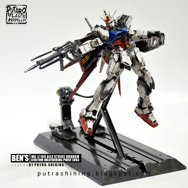 MG 1/100 GAT-X105 Aile Strike Gundam Ver.RM Custom Weather by Putra Shining