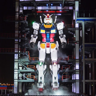 RX-78F00 Gundam Full-Scale Night Landscape Preview