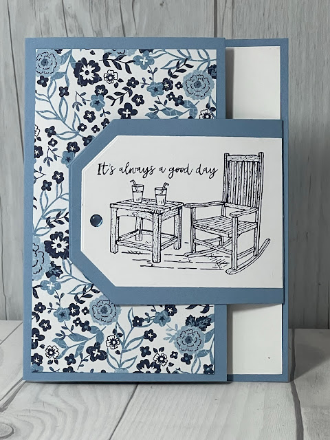 Card idea using Lazy days Stamp Set and Countryside Corners Dies from Stampin' Up!