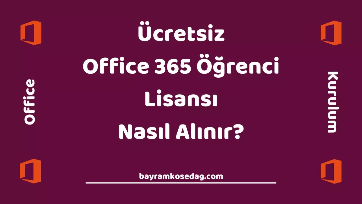 Office 365 Öğrenci