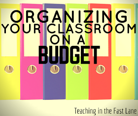 Ideas that will help organize a classroom on any budget!