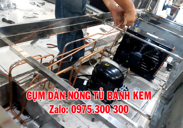 Cụm máy nén dàn nóng lốc lạnh tủ bánh kem