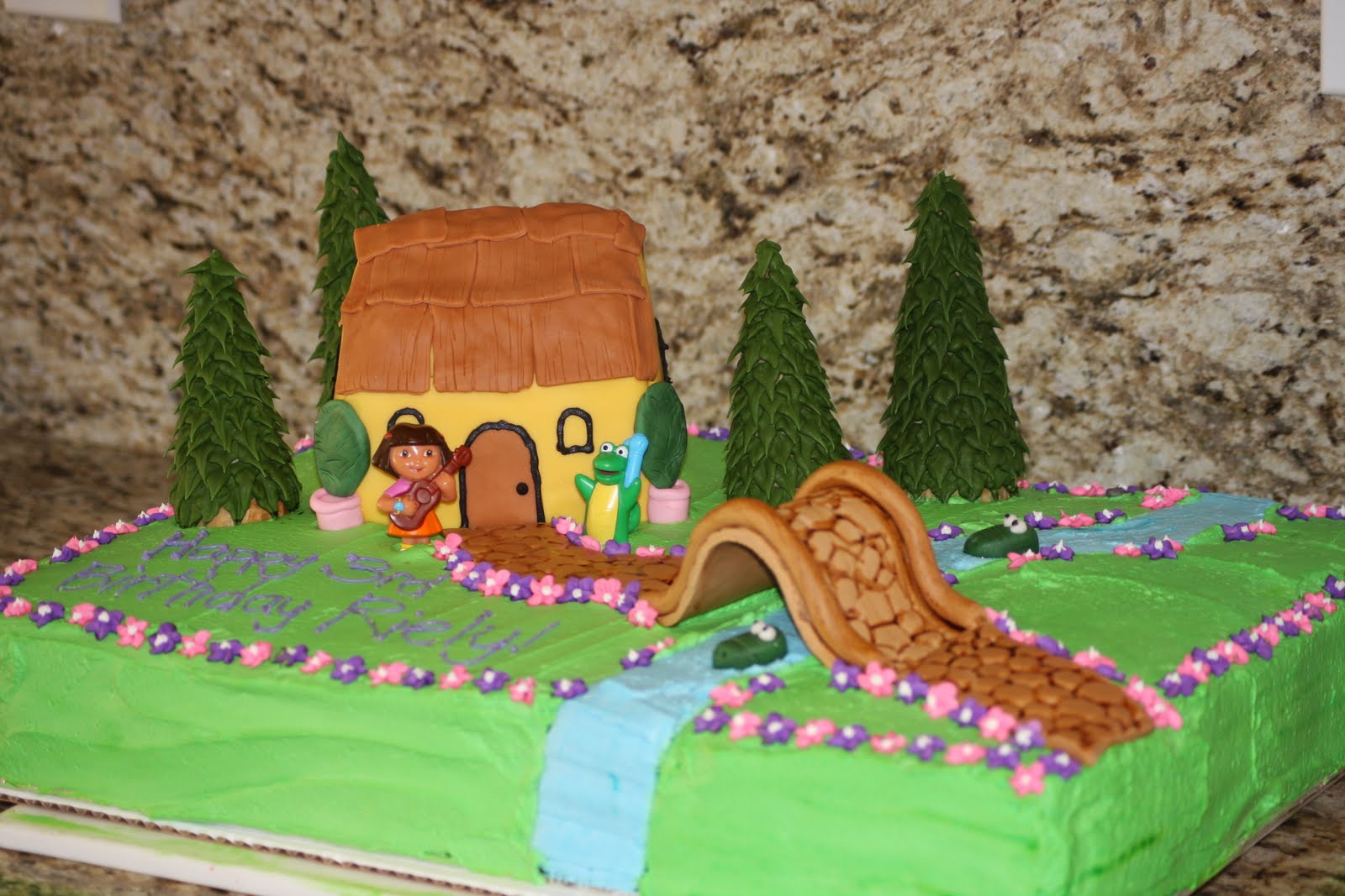 new dora birthday cakes