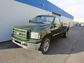 Ford F-350 with color change at Almost Everything Auto Body.