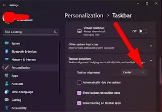 Cara Memindahkan Taskbar Windows 11 Ke Kiri