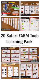 Farm Safari Toob Printable Learning Materials