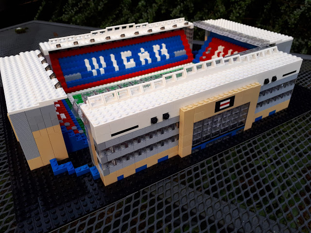 Wigan Athletic - DW Stadium - In Lego!