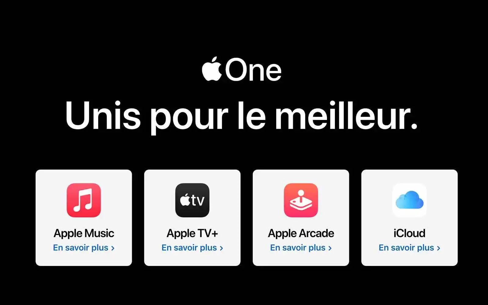 affiche Apple One