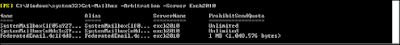 uninstall exchange server 2010 - get mailbox arbitration server
