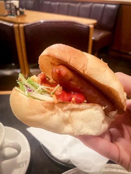 ラッキー亀有2号店|おはようセットBをロールサンドにアレンジ