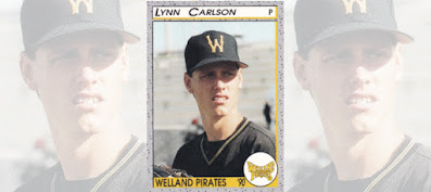 Lynn Carlson 1990 Welland Pirates card