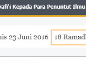 Cara menampilkan kalender di Blog