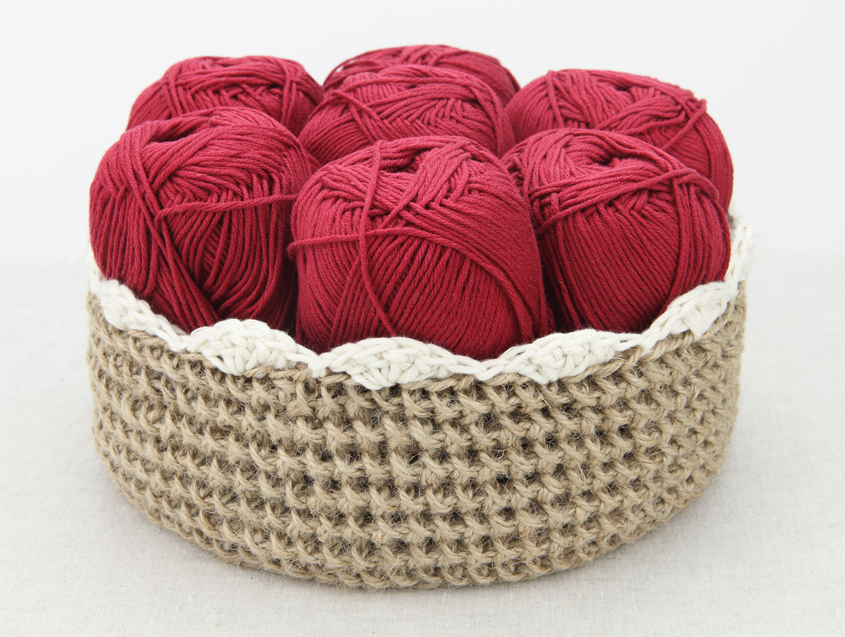 Tuto : Crocheter une corbeille en grosse laine ou laine mèche - Caro Tricote